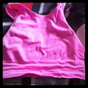 My Pink right tank top that I can’t squeeze into